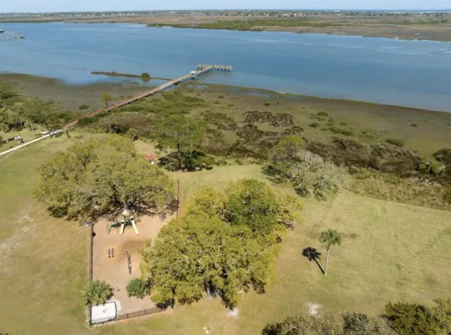 a view of an ocean and beach