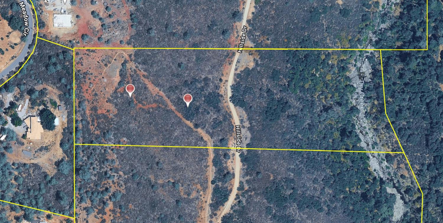 10 Hillside Drive Rescue, CA 95672 - Photo 2 of 7 Satellite image of property boundaries.
