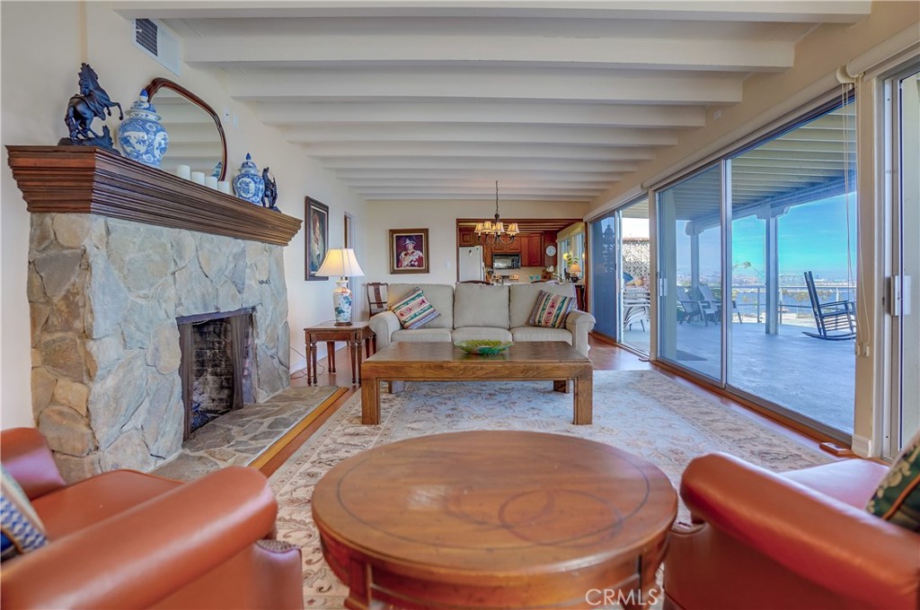 4010 Bluff Place San Pedro, CA 90731 - Photo 34 of 72 a living room with furniture and a fireplace