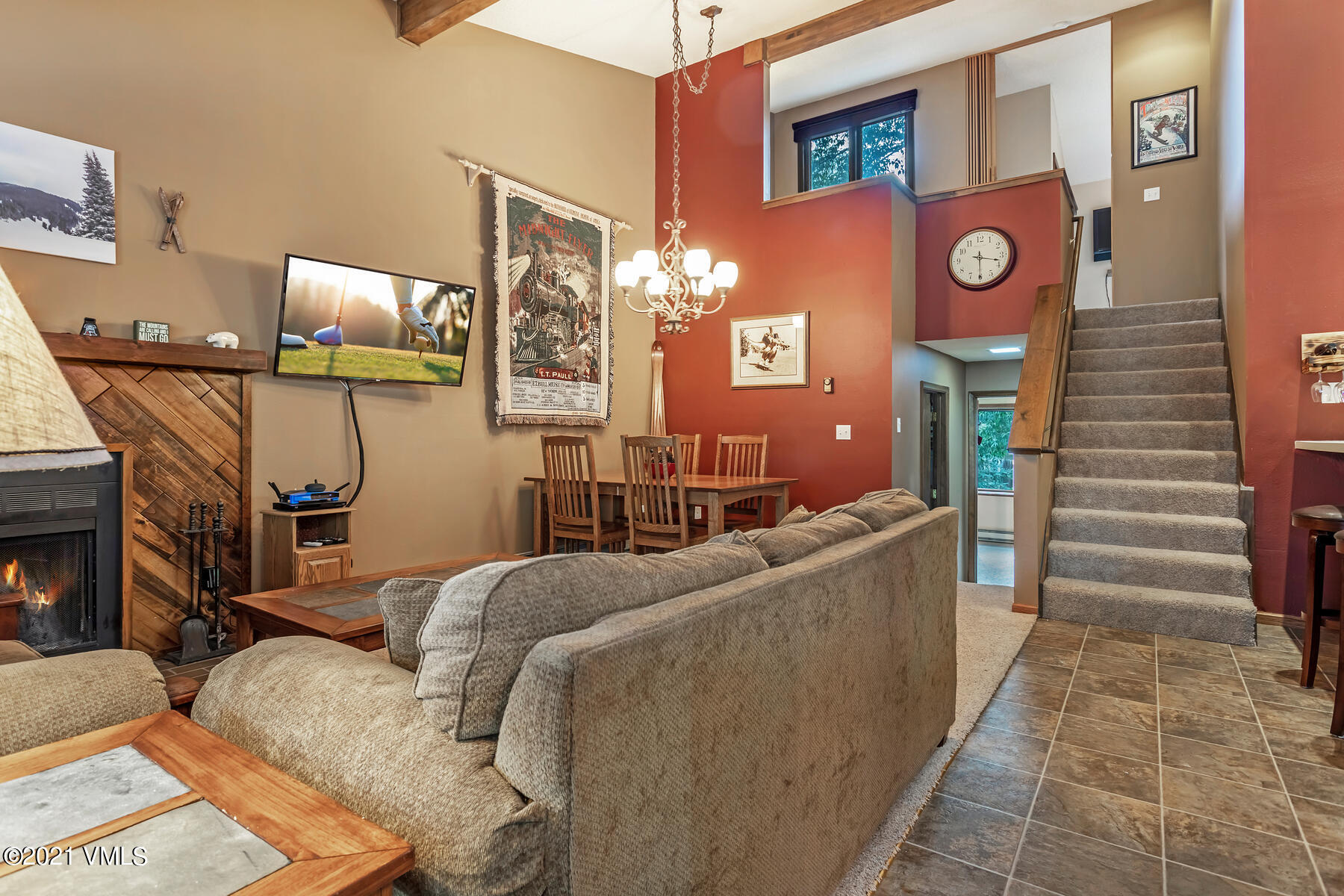 225 Gopher Road, Unit 46 Avon, CO 81620 - Photo 7 of 34 a living room with furniture and entryway