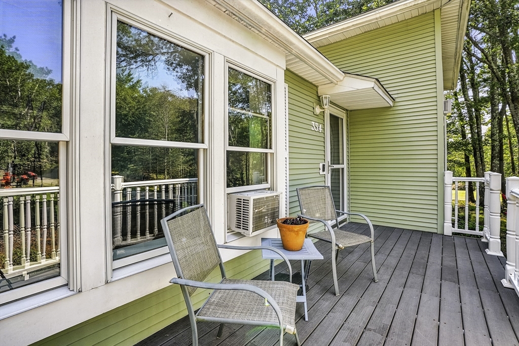 334 Mendon Road Northbridge, MA 01534 - Photo 2 of 31 a view of a two chairs in the balcony