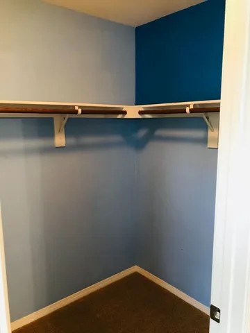 a view of a swimming pool with a garden