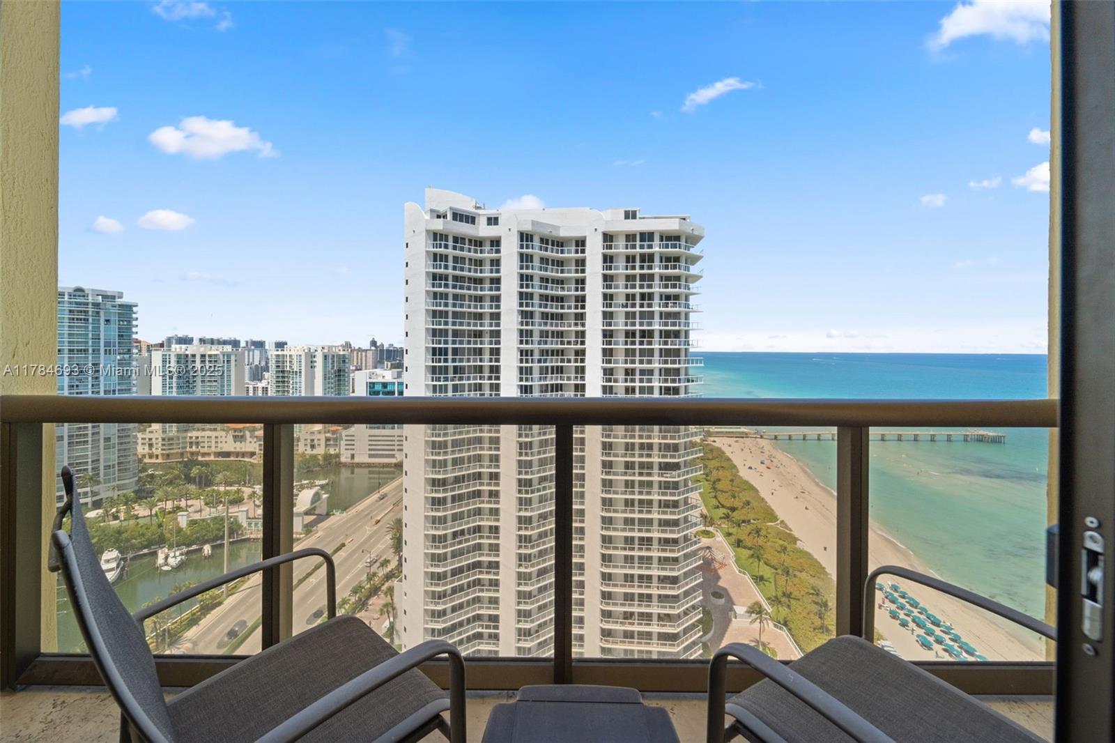 16275 Collins Avenue, Unit 2202 Sunny Isles Beach, FL 33160 - Photo 14 of 23 a view of city with balcony