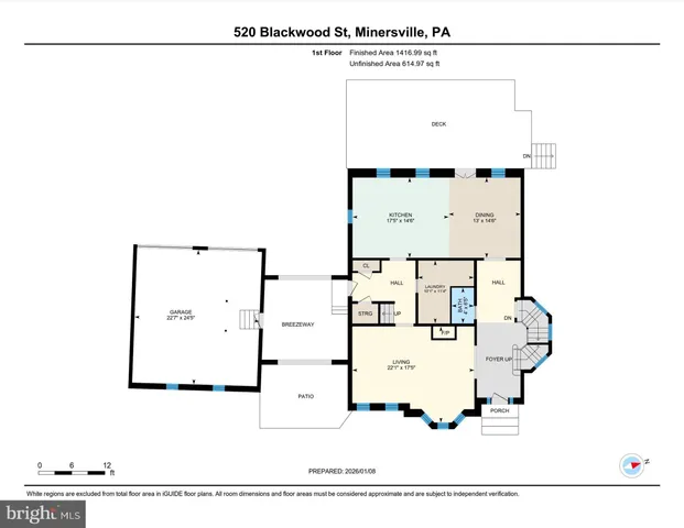 $425,499 | 520 Blackwood Street, Minersville, PA 17954