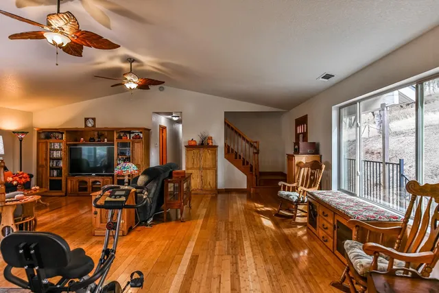 a kitchen with counter top space cabinets and stainless steel appliances