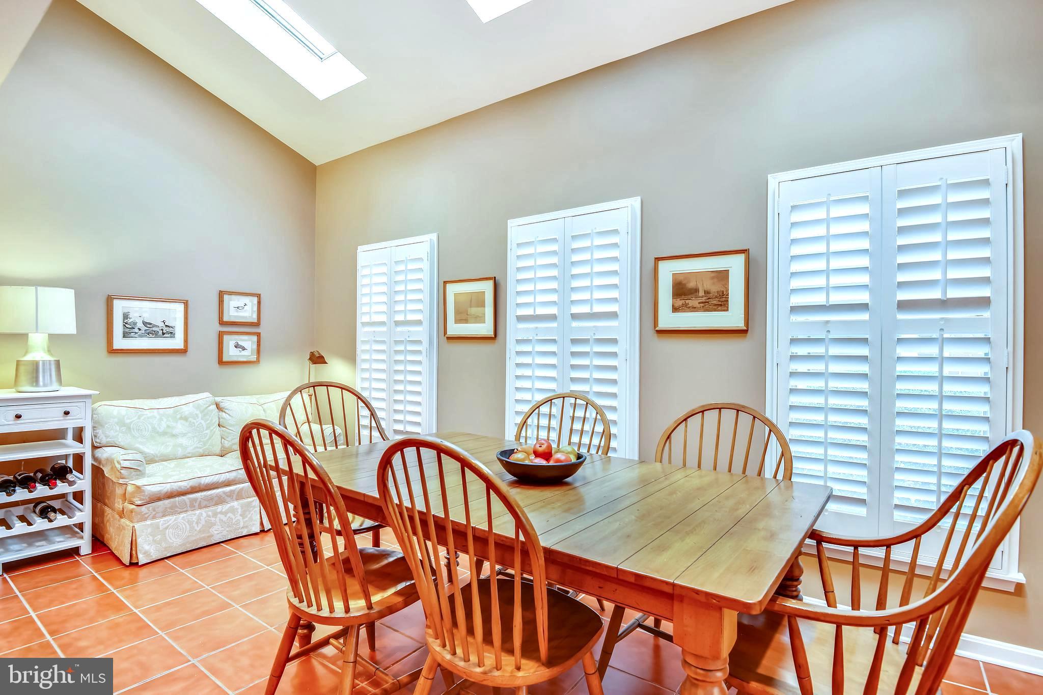 1180 South River Landing Road Edgewater, MD 21037 - Photo 18 of 40 Skylit Casual Dining Area . Plantation Shutters
