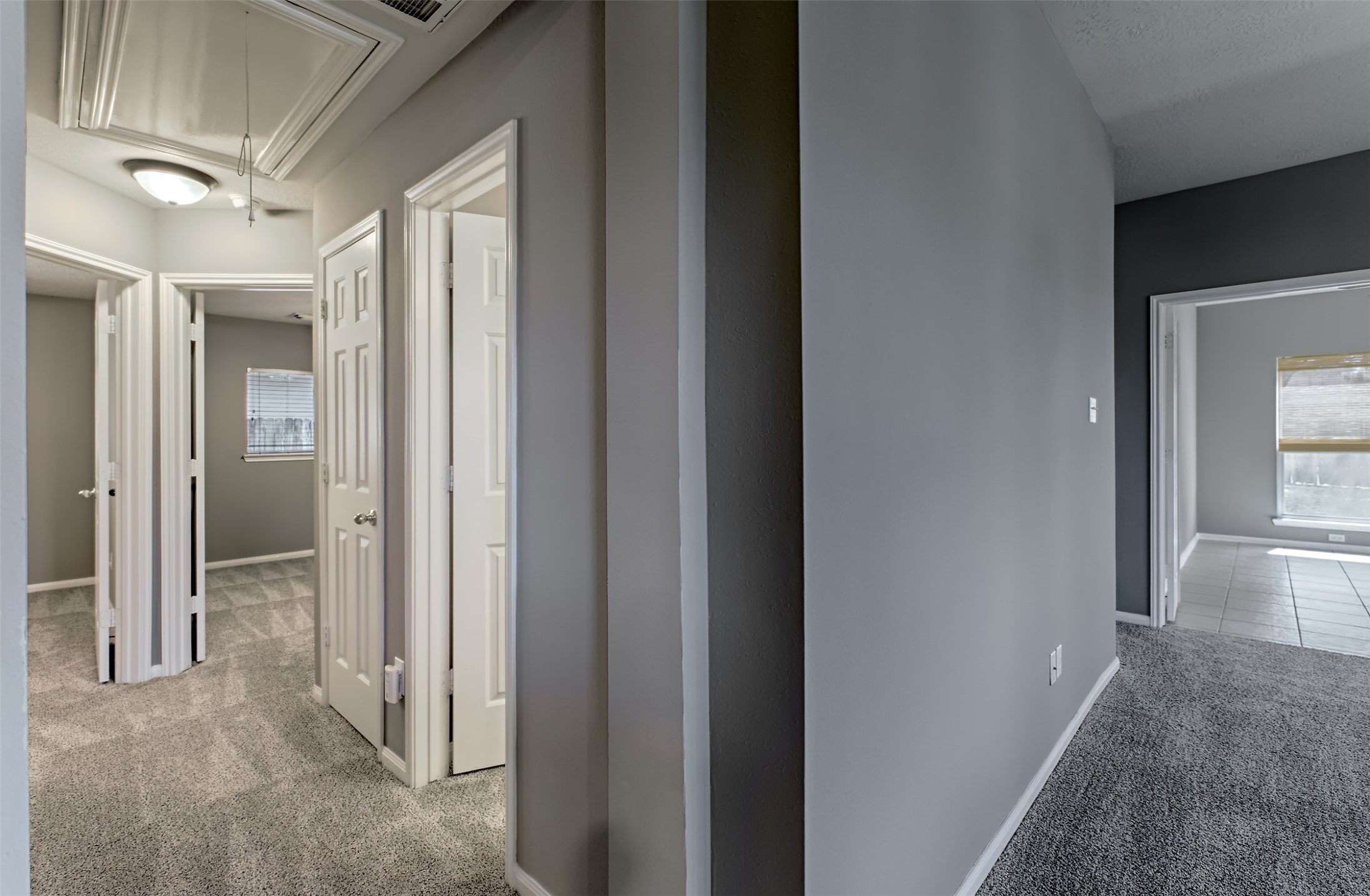 4018 Old Pine Grove Drive Humble, TX 77346 - Photo 11 of 26 a view of a hallway with wooden floor and entryway