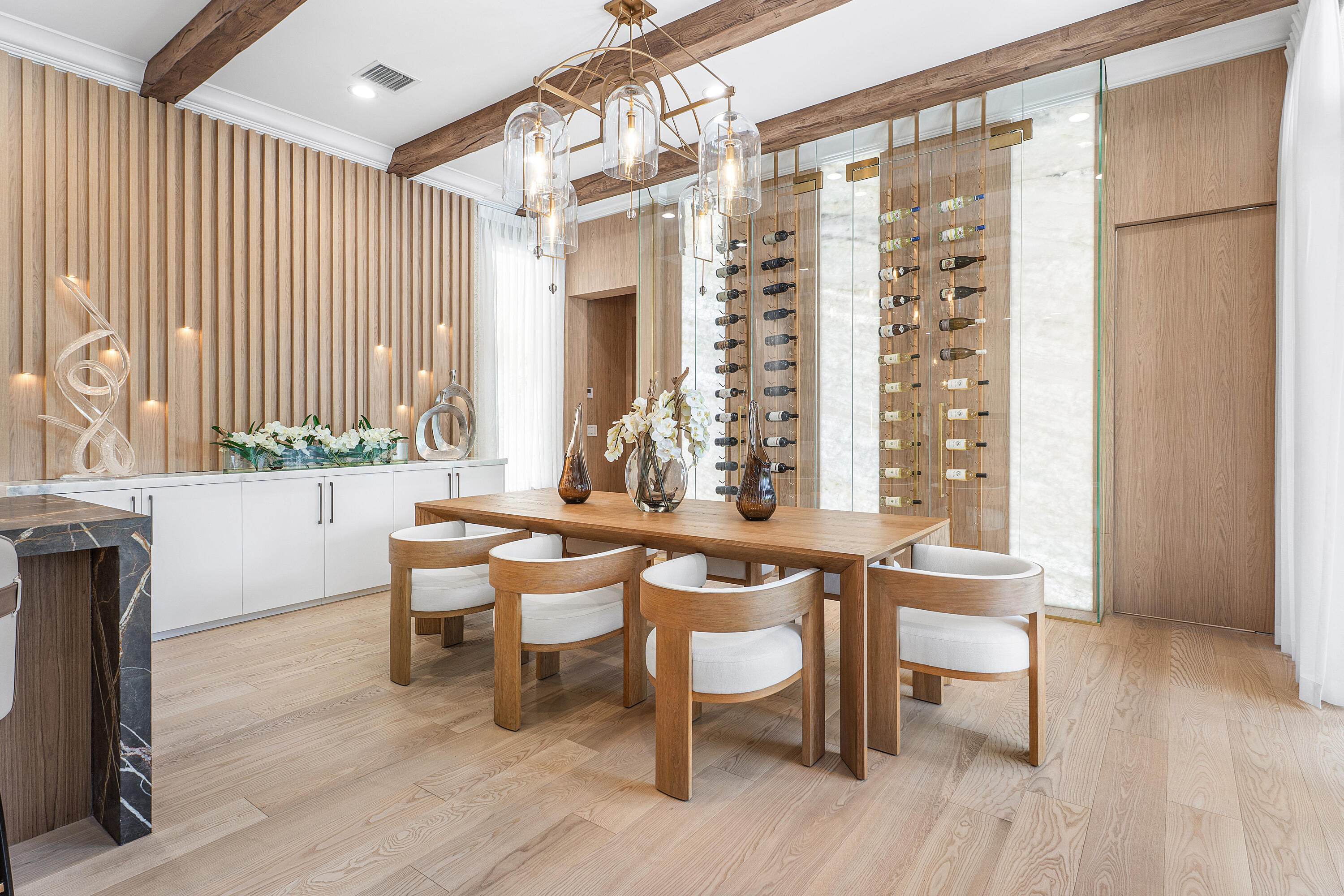 17709 Circle Pond Court Boca Raton, FL 33496 - Photo 14 of 50 a dining room with a window and wooden floor