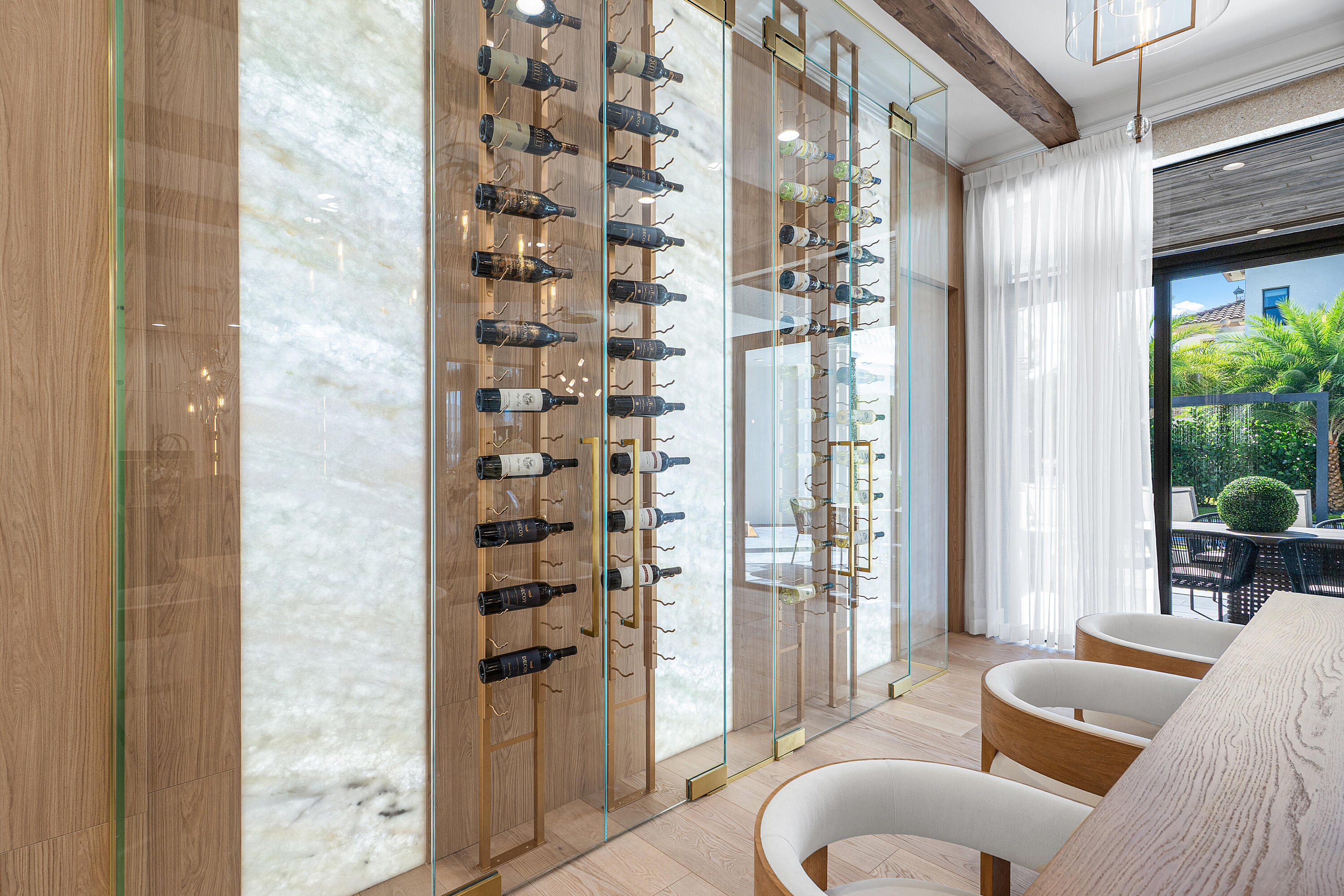 17709 Circle Pond Court Boca Raton, FL 33496 - Photo 15 of 50 a living room with furniture and a floor to ceiling window