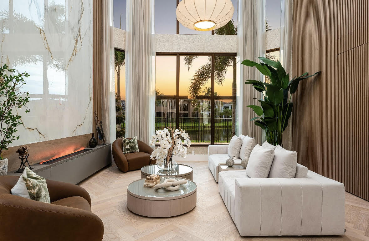 17709 Circle Pond Court Boca Raton, FL 33496 - Photo 6 of 50 a living room with furniture and a large window