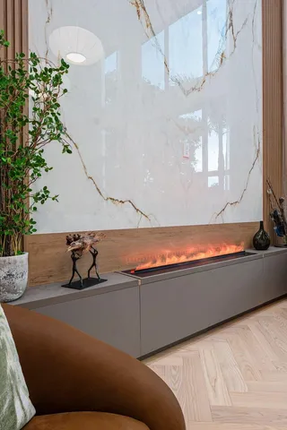 a view of a living room