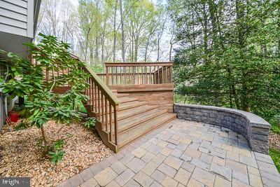 9913 Coffer Woods Road Burke, VA 22015 - Photo 19 of 26 walk out to private paver patio