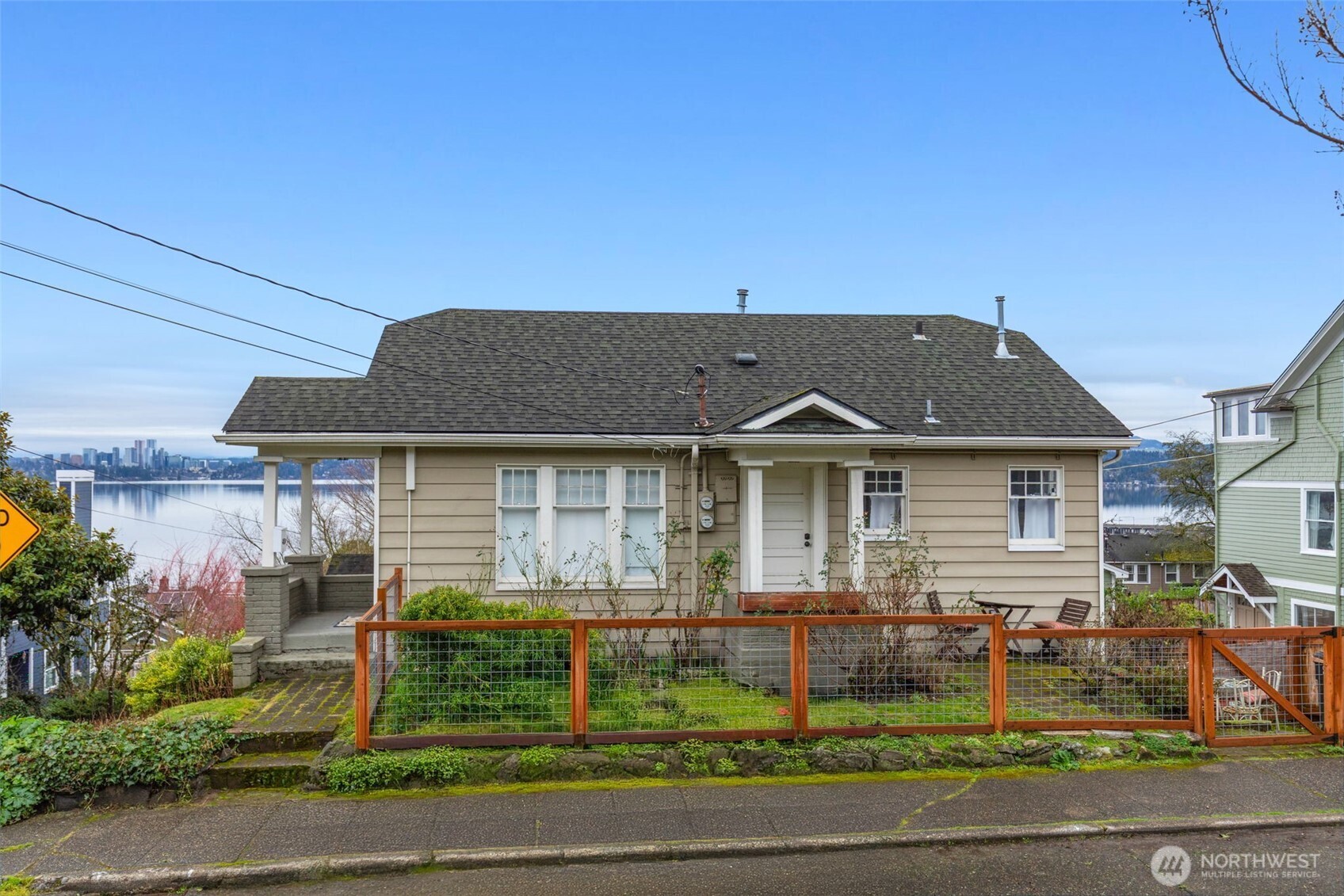 front view of house with a yard