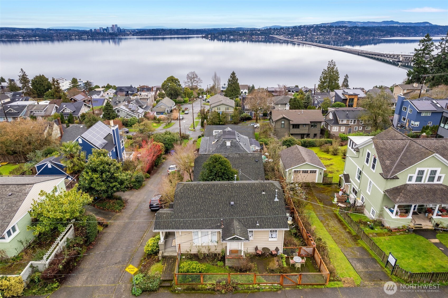 3201 South Charles Street Seattle, WA 98144 - Photo 19 of 23 an aerial view of a house with outdoor seating