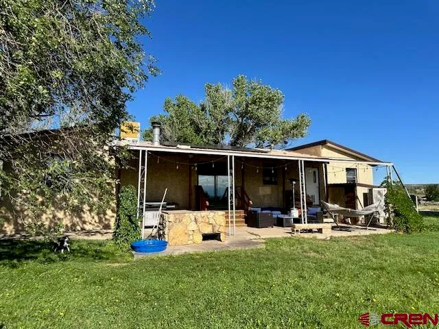 a view of an outdoor space and a yard