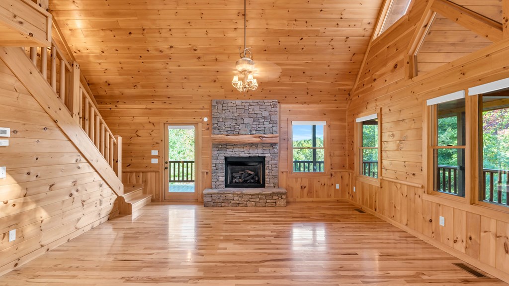 691 Mitchell Branch Road Morganton, GA 30560 - Photo 9 of 77 a view of a living room with a fireplace