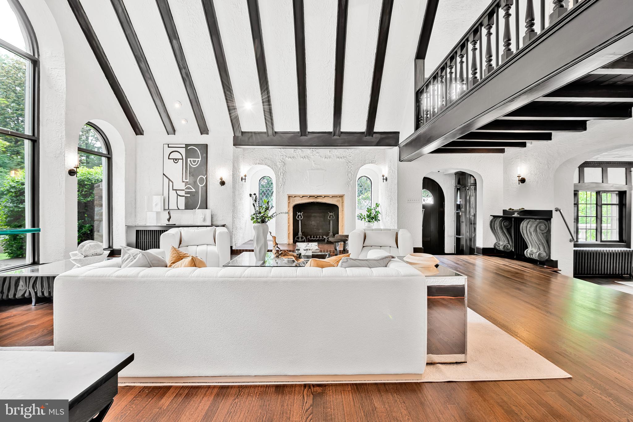 302 Ellsworth Drive Silver Spring, MD 20910 - Photo 12 of 64 a view of living room with furniture and fireplace