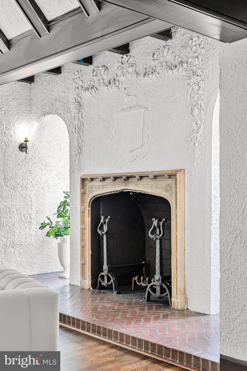 302 Ellsworth Drive Silver Spring, MD 20910 - Photo 13 of 64 a view of living room with furniture and a fireplace