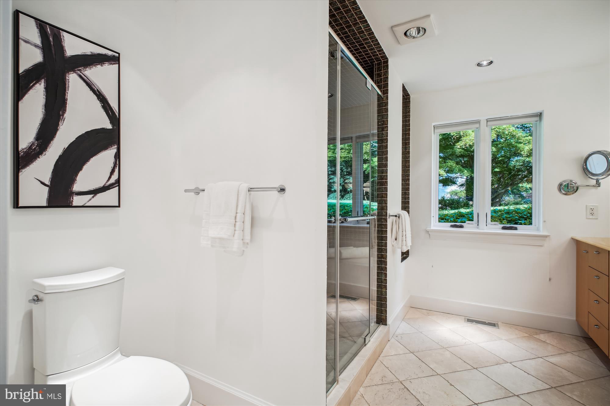 302 Ellsworth Drive Silver Spring, MD 20910 - Photo 31 of 64 a bathroom with a toilet and a shower