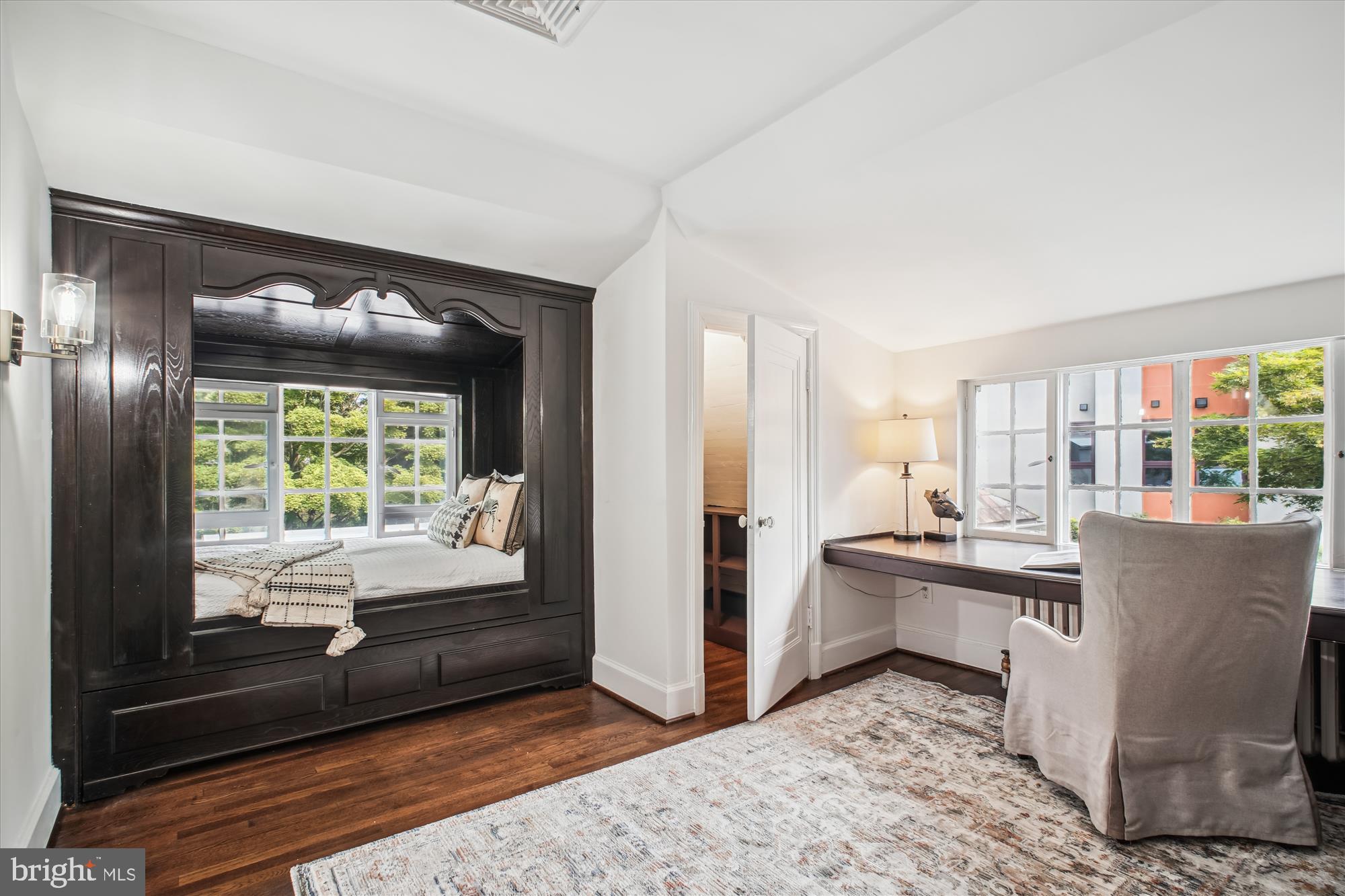 302 Ellsworth Drive Silver Spring, MD 20910 - Photo 52 of 64 Bedroom #5 with built in bed w/trundle