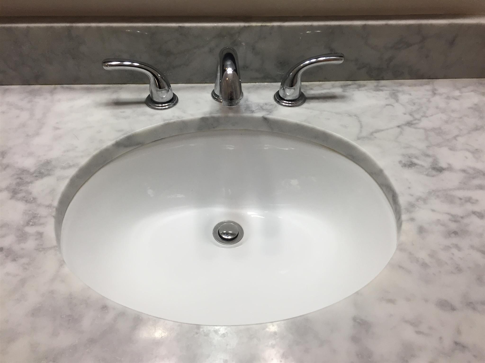 9370 Hester Beasley Road Nashville, TN 37221 - Photo 15 of 22 A Chrome Faucet Elegantly Accents the Marble Counter.