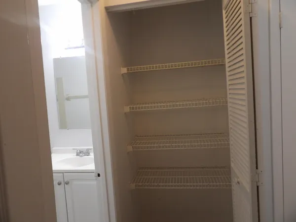 a view of walk in closet