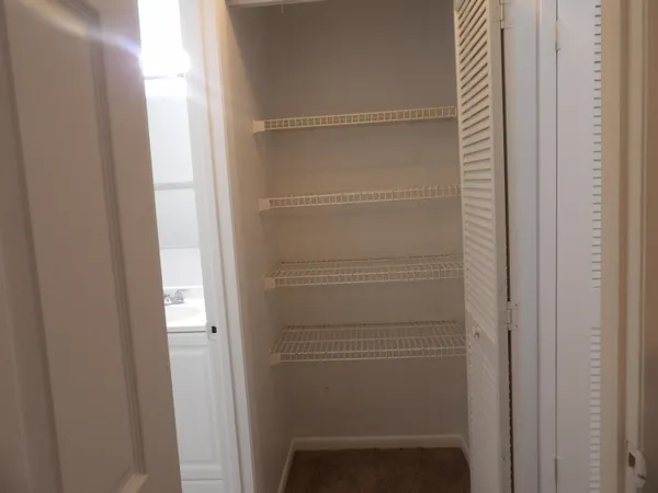 a view of walk in closet