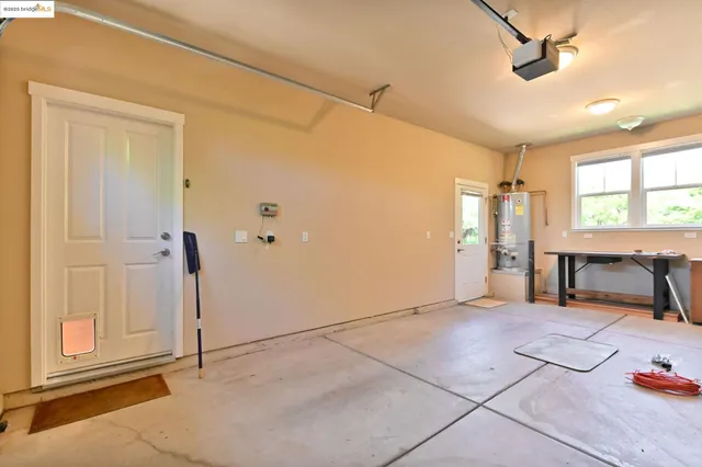 a view of a garden with a pathway