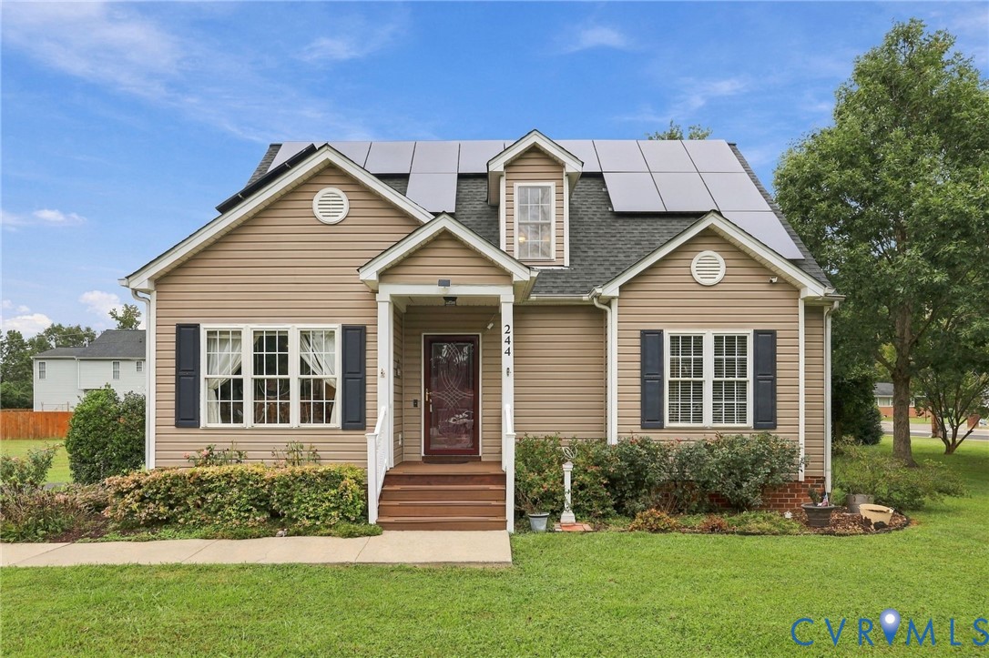 244 East Huntsman Road Sandston, VA 23150 - Photo 1 of 54 Dormer window and prominent solar panels