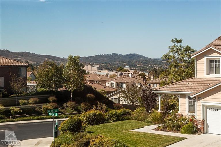 14396 Peach Hill Road Moorpark, CA 93021 - Photo 33 of 45 aerial view of a house with a yard and mountain view in back
