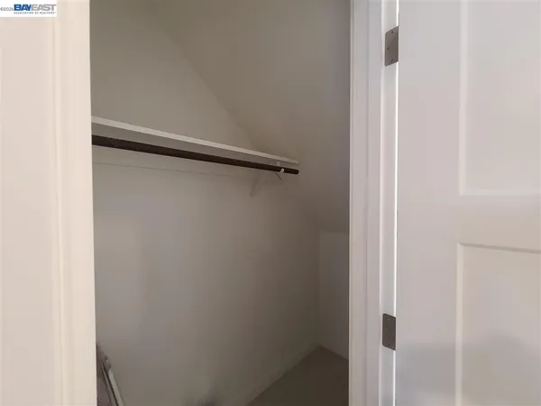 a close view of closet