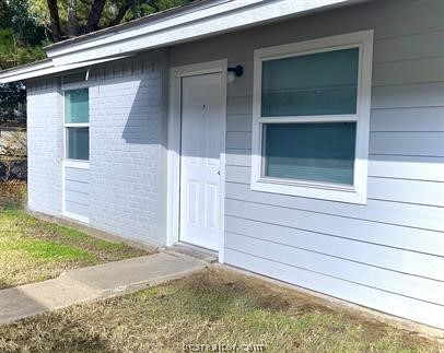 1906 Finfeather Road, Unit D Bryan, TX 77801 - Photo 1 of 1 a backyard of a house