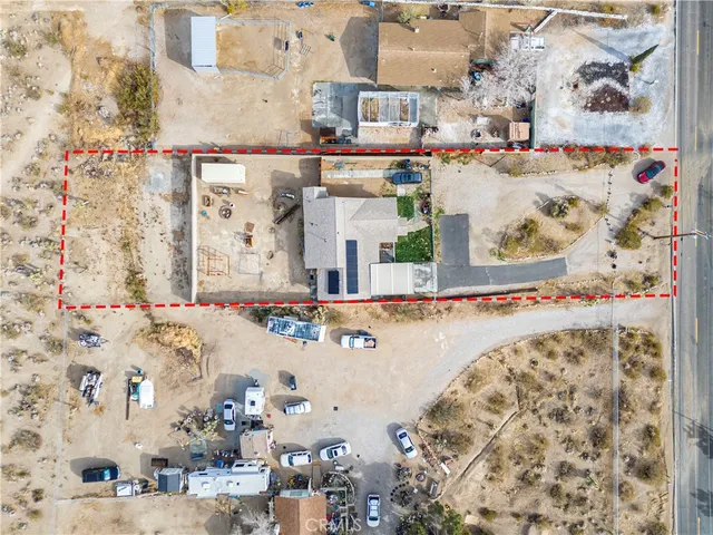 a view of a terrace with city view