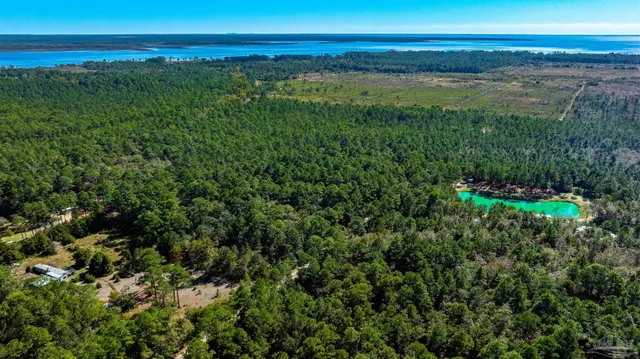 a view of an ocean and beach