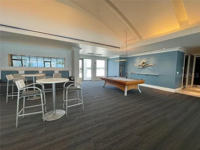 a view of a balcony with city view