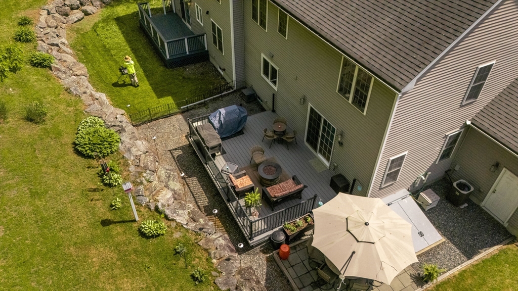 22 Duluth Street Worcester, MA 01604 - Photo 21 of 35 an aerial view of a house with a garden