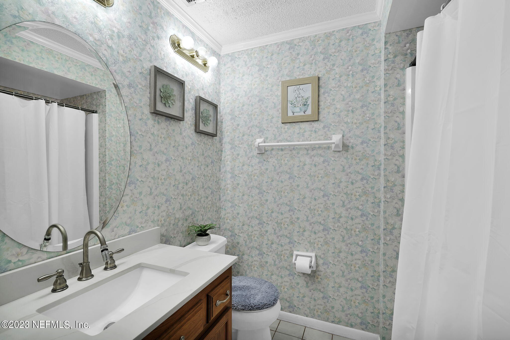 10250 Lake Pines Road Jacksonville, FL 32257 - Photo 17 of 24 a bathroom with a sink a toilet and mirror
