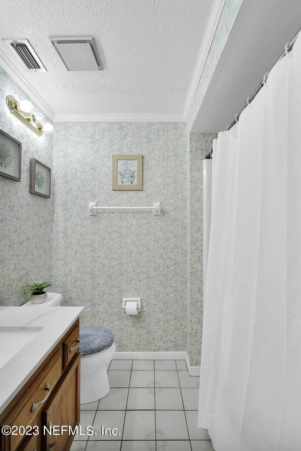 10250 Lake Pines Road Jacksonville, FL 32257 - Photo 18 of 24 a bathroom with a sink a toilet and a mirror