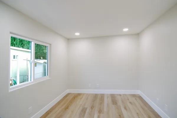 a view of an empty room