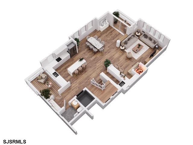 114 Wesley Road Ocean City, NJ 08226 - Photo 6 of 7 an aerial view of residential house with outdoor space