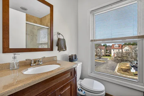 a view of a city with tall buildings