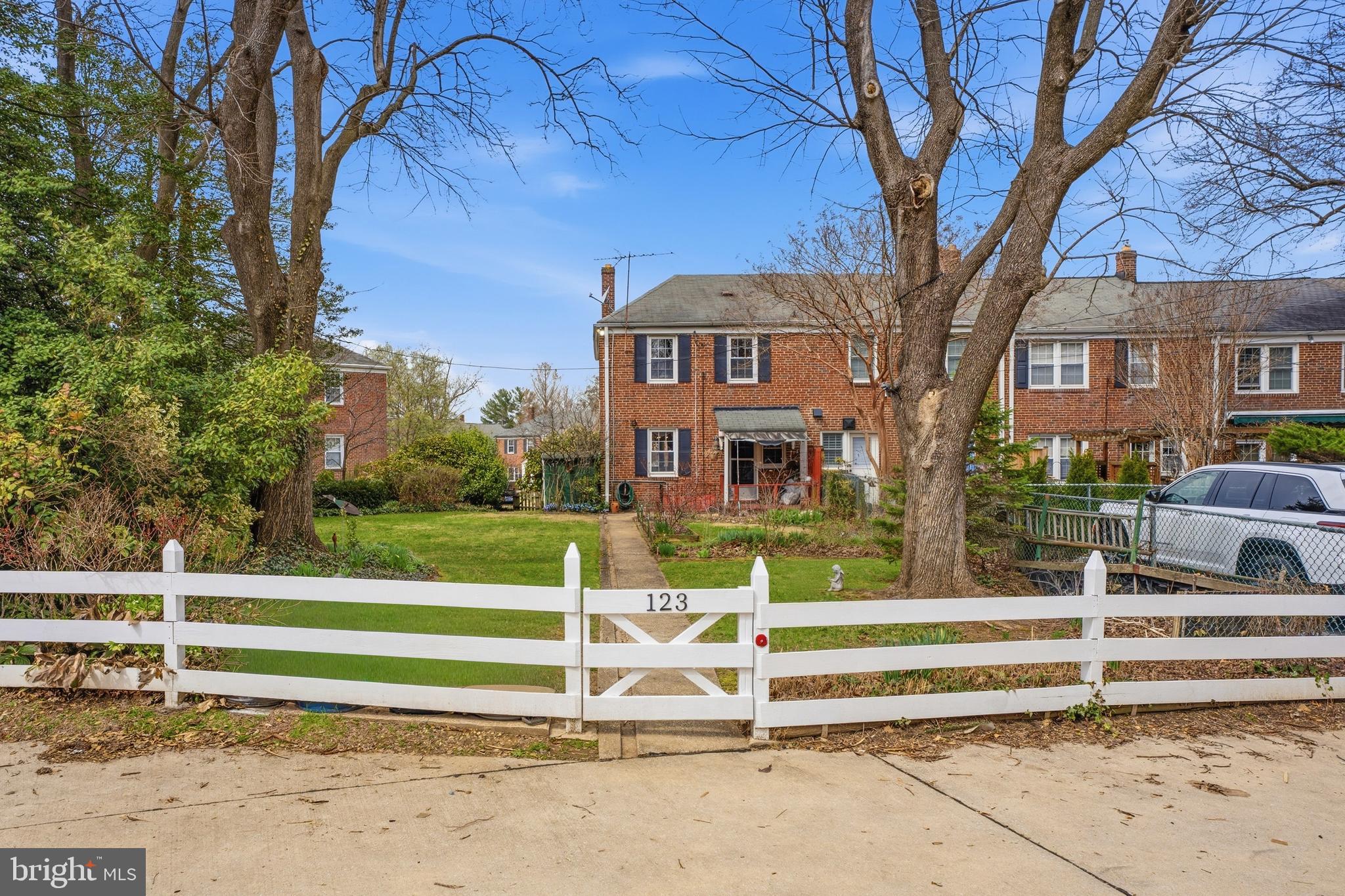 123 Glen Argyle Road Baltimore, MD 21212 - Photo 30 of 33 a view of a house with a yard and large trees