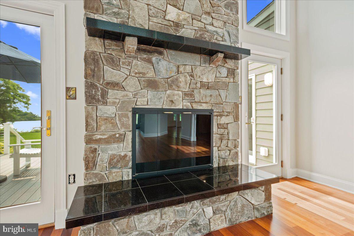 50447 Hays Beach Road Scotland, MD 20687 - Photo 20 of 77 Beautiful stone FP, a peek at outdoor living
