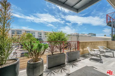 a terrace view with seating space