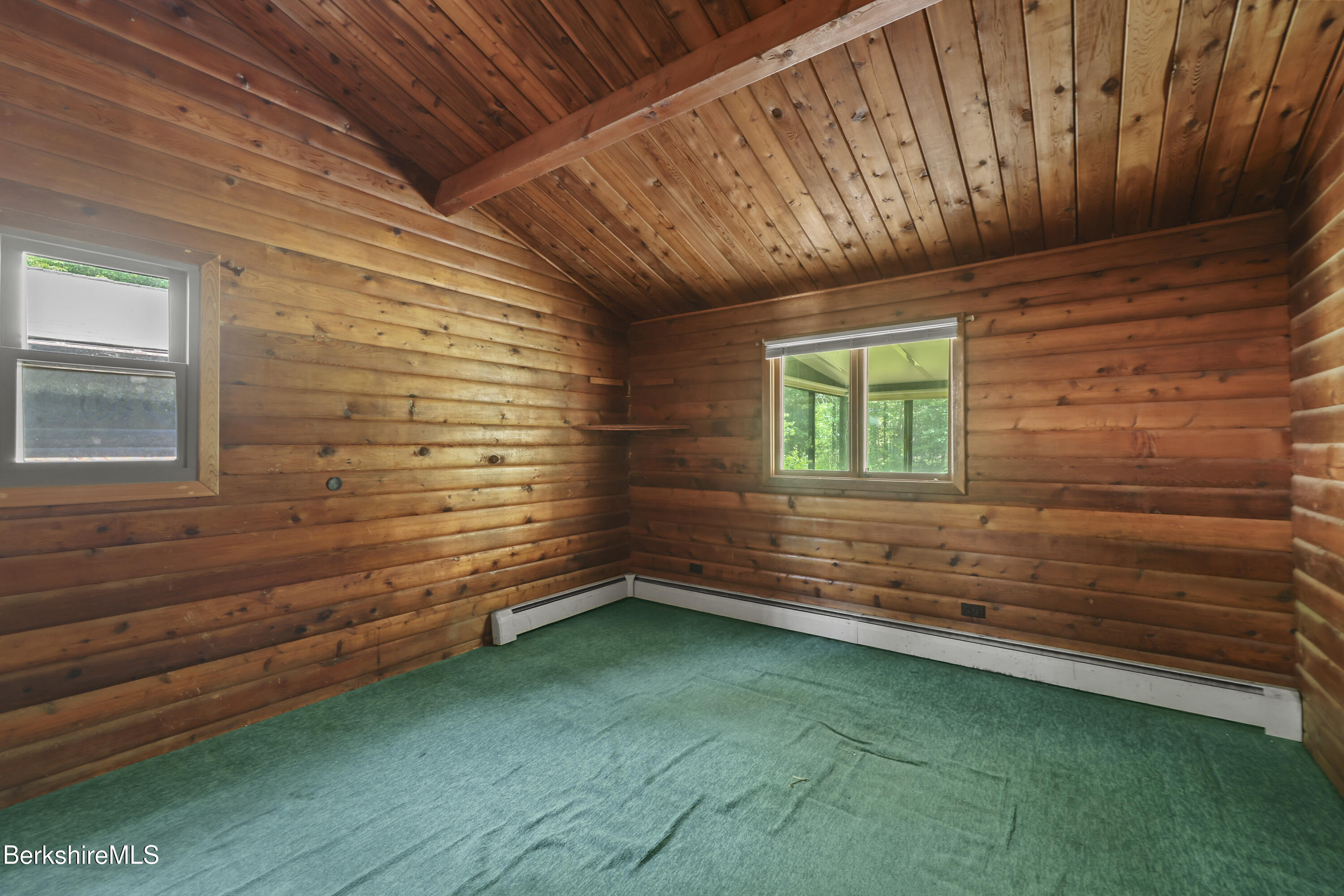240 Kirchner Road Dalton, MA 01226 - Photo 32 of 51 a view of a backyard with wooden walls