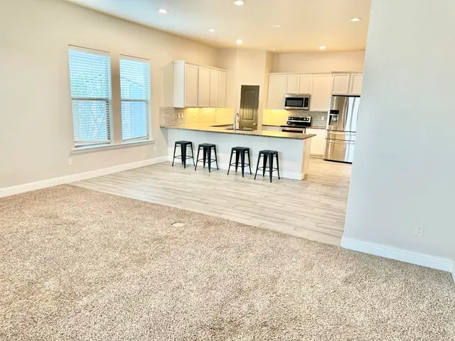 a table and chairs in the patio