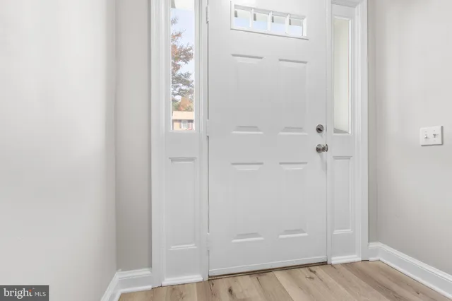 a view of an empty room