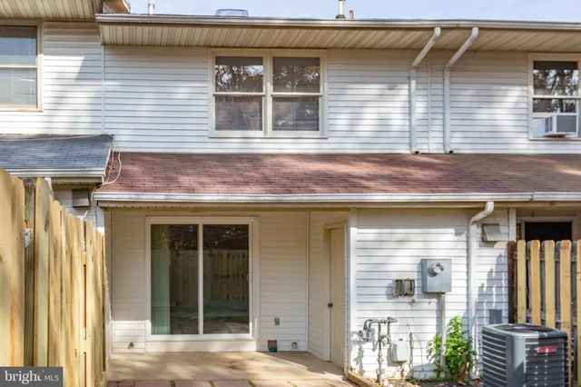 a view of a building with a large windows