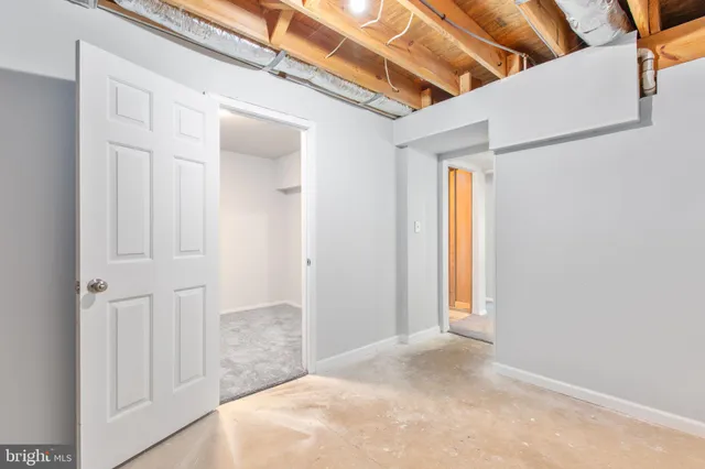 a view of an empty room