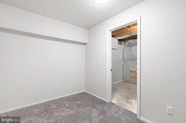 a view of an empty room